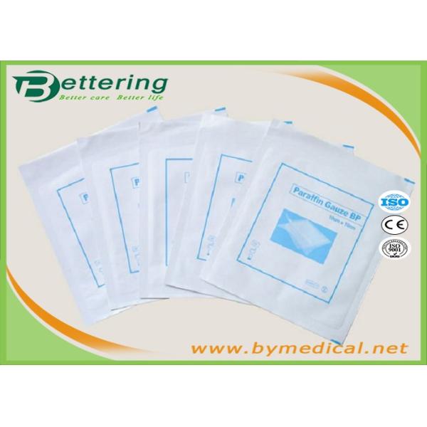 Sterile Paraffin Gauze Dressing Swabs , Wound Care Vaseline Gauze Dressing