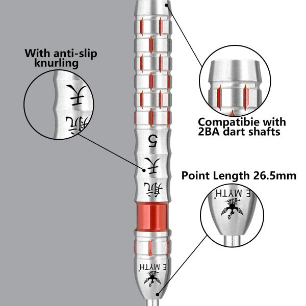 Emyth SPACE V 90% Tungsten Steel Tip Darts 22g