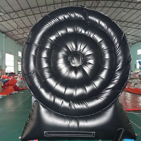 Giant Inflatable Football Dart Board Outdoor Sports Games Black And White Color