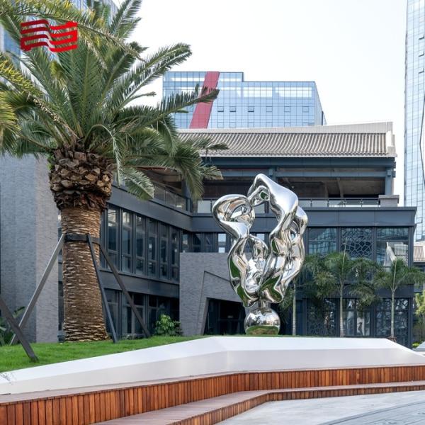 Large Metal Outdoor Sculptures With Striking Shapes Redefine The Look And Feel Of Public Areas Drastically