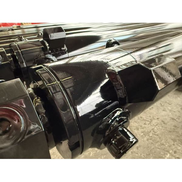 ODM OEM Hard Chrome Plated Steel Long Stroke Cylinder Telescopic Luffing Hydraulic