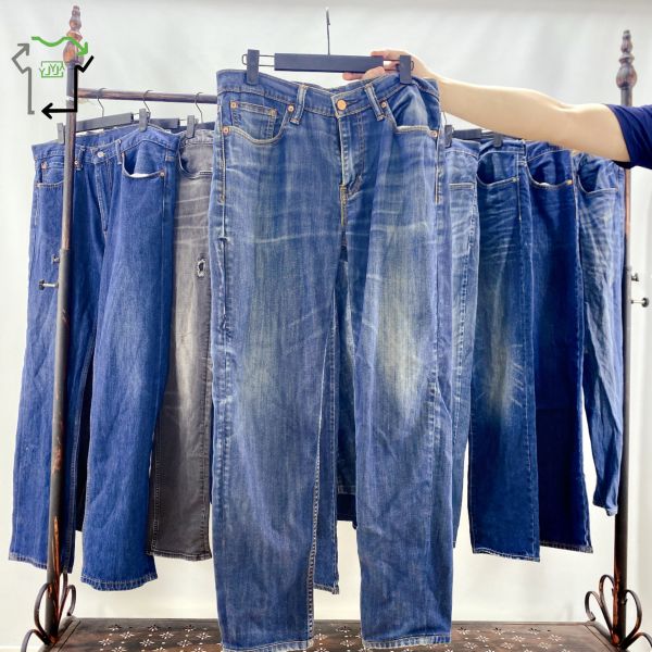 Pre Loved Brand Men's Jeans Mixed Clothing Outdoors Classic Casual Used Luxury Clothes
