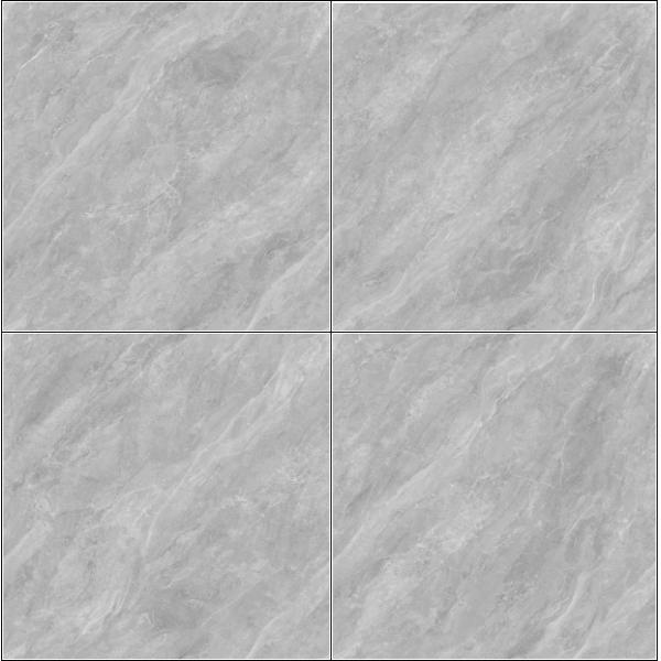 Gray Polished Glazed Porcelain Tiles 800x800mm for Indoor Floors