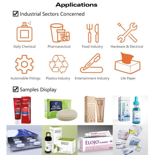 Empaquetadora automática horizontal de la caja del cartón para el jabón de la máscara 200 PC/Min