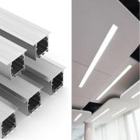 Perfil de alumínio Recessed expulso do diodo emissor de luz que iça a luz de tira conduzida