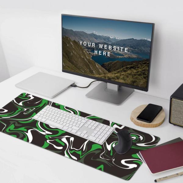 Custom Waterproof 40x90 Strata Liquid Printing Mousepad for Computer Accessories