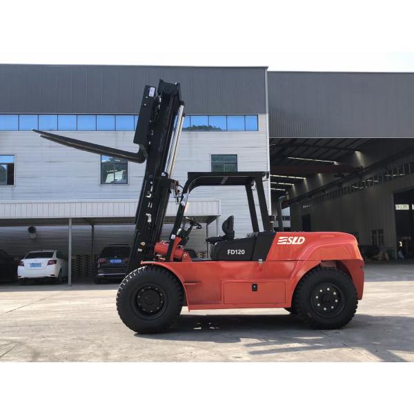 FD150 15 Ton Diesel Heavy Duty Forklift Truck Yuchai Engine 4.0g Mast Container Handling