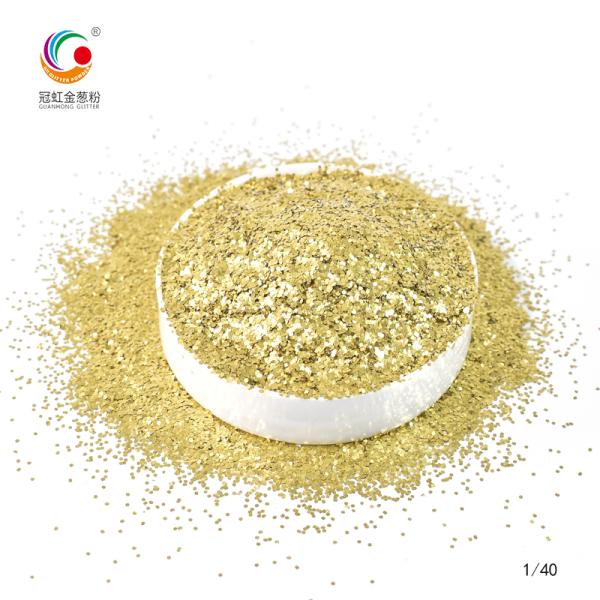 Industrial Plastic Aluminium Colored Hologram Glitter Powder For Injection Bulk