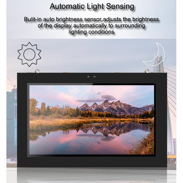 black Intel Core I5 HD 4K Digital Outdoor Menu Boards Non Touch