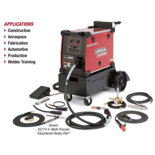 Multi Process 300A Lincoln Electric Welders Pulsed MIG MAG