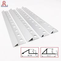 Silver Triangle Aluminum Tile Trim 3m Length Corrosion Resistance