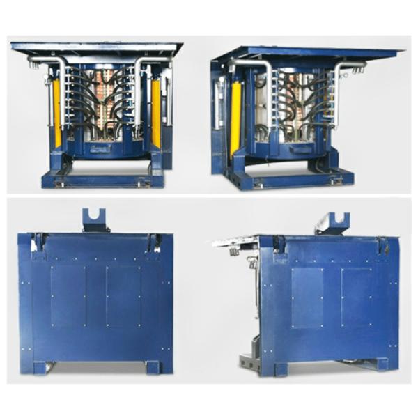 Печь индукции ISO9000 5T гидравлическая промышленная для выплавки стали