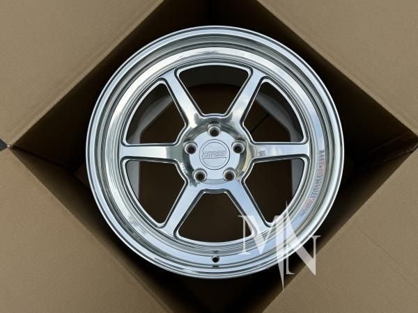 5x114.3 Forge Auto Wheels For Nissan 350Z 370Z Polished Silver Finish