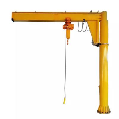 Column Or Pillar Swing Lever Electric Jib Crane 360 Degrees Q235