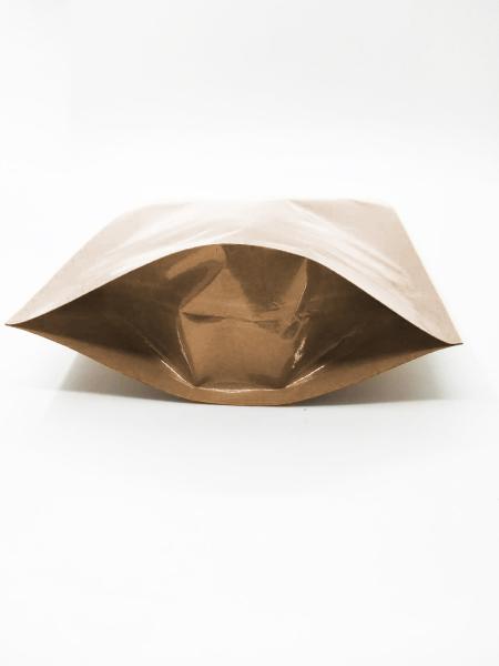 1kg Biodegradable Kraft Stand Up Pouch