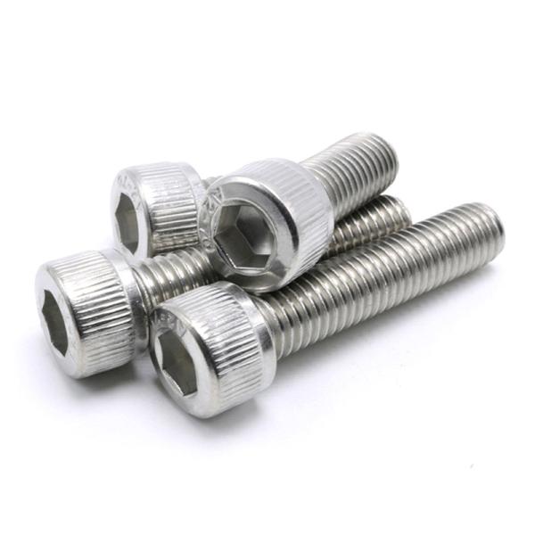 Aço inoxidável de acabamento simples 304 A2-70 Hex Socket Head Cap Bolt para construção