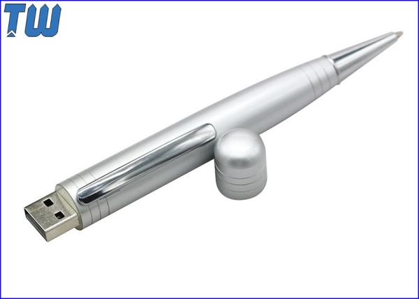 Hand Writing 8GB Pen Drive Data Storage Smooth Full Metal Material