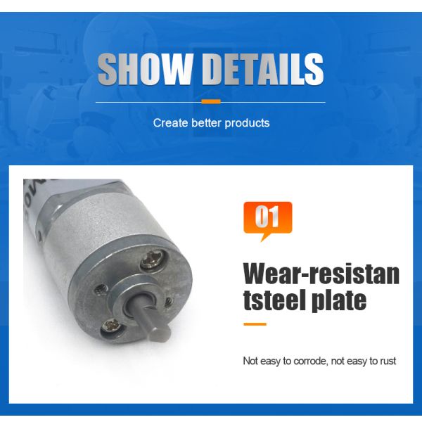 FT-16RGM050 16mm 3D Printer Machine Dc Spur Gear Motors
