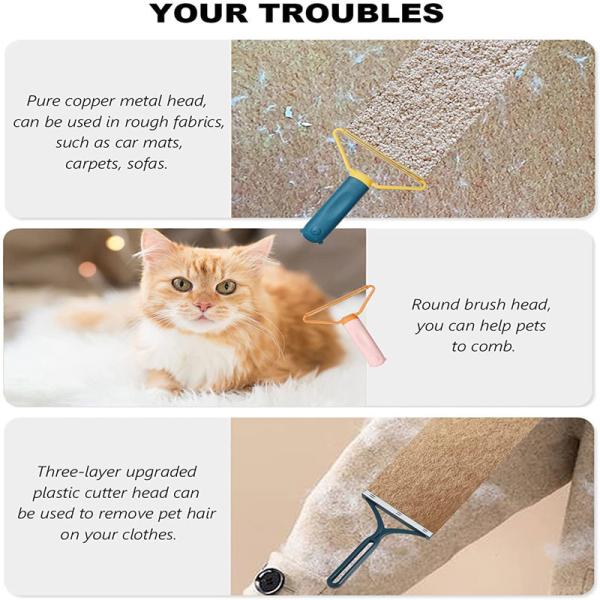 Портативный пластиковый металл выкорчевывает ролик перевозчика волос одежд пыли корпии для ковра кресла