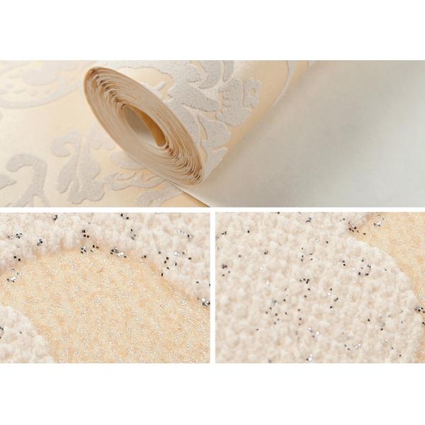 0.53*10M Victorian Pattern Wallpaper Washable with Non Woven Wall Paper , Soundproof