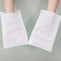 Gants à usage unique non tissés blancs Gants à usage unique en tissu spunlace