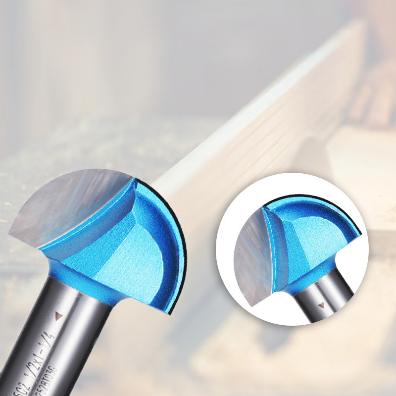 Lamboss Cove Router Bit Деревообработка Карбидные режущие края Гравировка Cove Box Bit