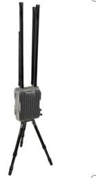 Projeto impermeável emissão fixa Omnidirectional da faixa do jammer da onda de rádio do UAV 360° da multi