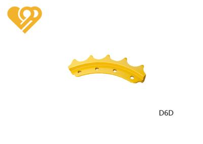 Peças altas da estrutura da roda dentada da trilha do amarelo da garantia da roda da movimentação de D6H