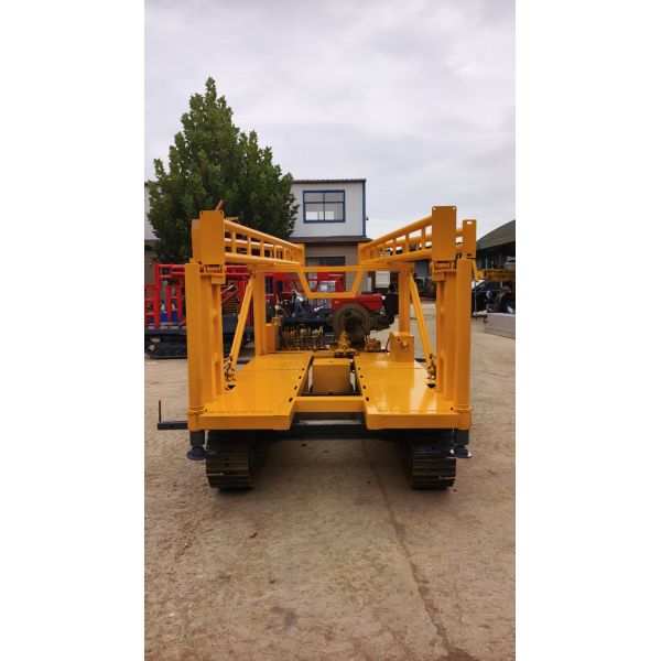 Thickened Hydraulic Tower Crawler Walking Chassis With Electric Starter