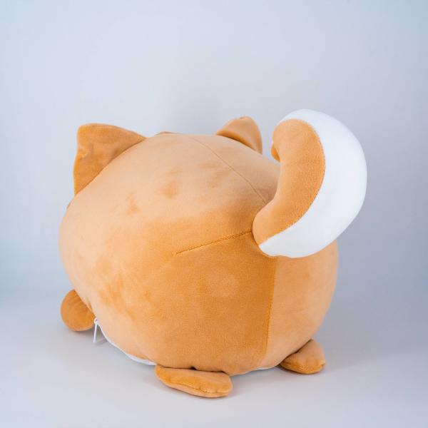 Soft Spandex Plush Corgi Throw Pillows Stuffed Animals Plush Toy Adorable Design