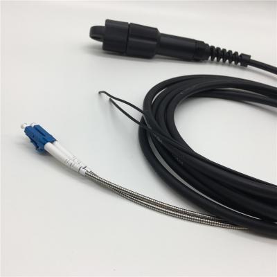 Patch cord de fibra óptica dúplex ao ar livre PDLC-DLC modo único à prova d'água