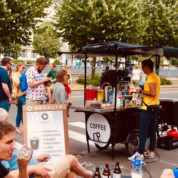 Disc Brake 250Kg Load Retail Street Burger Food Cart