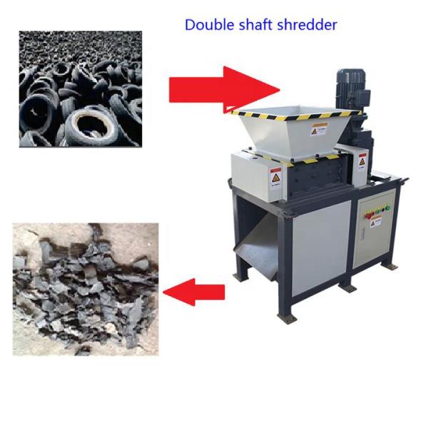 Industrial Scrap Metal Shredder Machine Plastic Waste Blades Tyre Crusher Machine