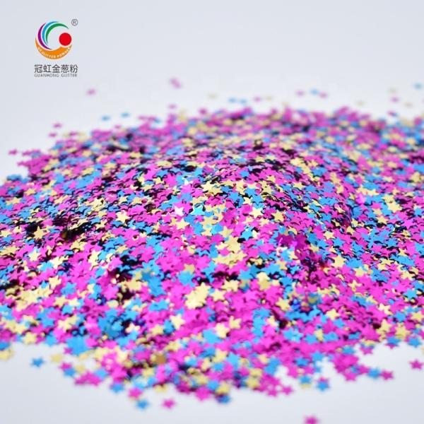 Colourful Stars Handicraft PET Glitter Powder Mix Sparkle Body Flakes