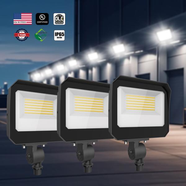 Наружное светодиодное освещение с фотоэлементом высокий люмен 140LM/W 100W 120W 150 Ватт Для фасадного освещения парковочного участка