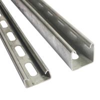 Corrosion Resistant Lightweight Aluminum Slotted Channel Extrusion Anodized