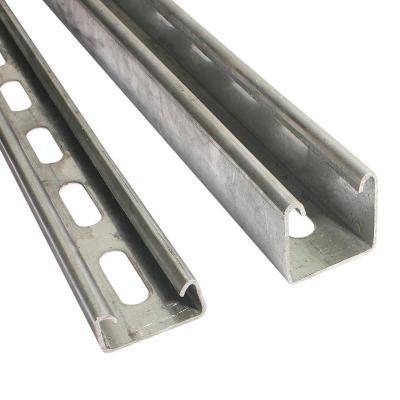 Corrosion Resistant Lightweight Aluminum Slotted Channel Extrusion Anodized