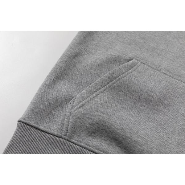 FODARLLOY Fashion Vintage Hoodie OEM Streetwear Essentials Oversize Unisex Pull Coat Men's Hoodies Pullover Grey