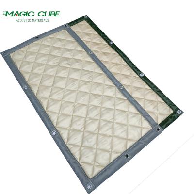Eco Friendly Noise Cancelling Fence PVC Tarpaulin And Fabric Surface Finished