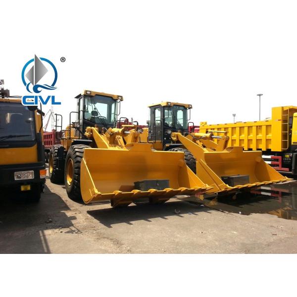 XCMG Front End 5 Ton Compact Wheel Loader With Cummins Engine EuroIII ZL50GN