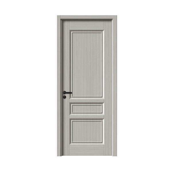 Customizable Wooden Wood Double Doors Solid Interior Veneer Room Modern Panel  Door for Office Philippines Price with Smart Lock