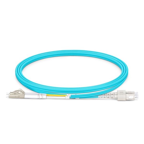 Multimode Fiber Optic Patch Cord Cable SC to LC Connector Suitable for Data Center and Telecommunication Applications