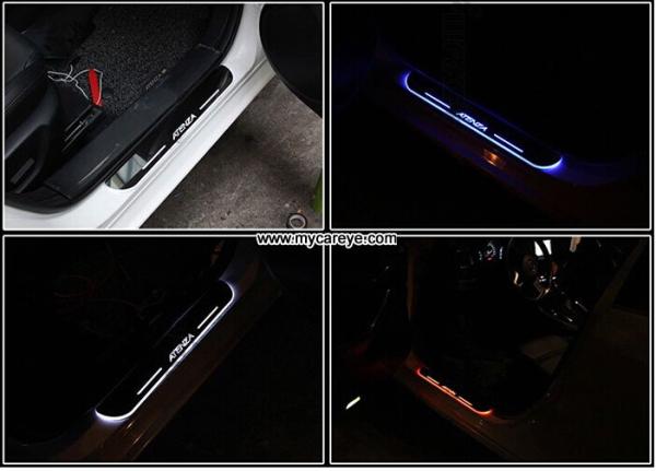 Audi A4L B9 wholesale market car door sill plate safety led lights pedal