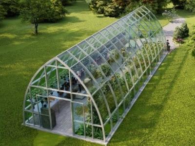 Tempered Pattern 3.2mm  4mm Greenhouse Roof Cover  Glass for Vagetable Greenhouse