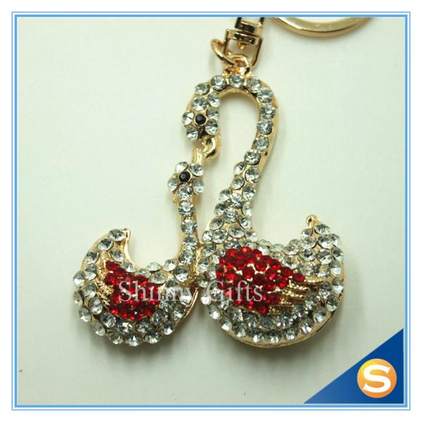 Lovely Couple swan keyrings Cute Swan Key Chain Key Rings For Wedding Party