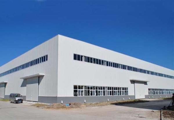 Pre Fab Warehouse Steel Structure Q235, Q345 Prefabricated Metal Warehouse