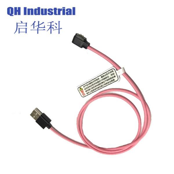 2Pin 2.84mm RoHS Standard Localizer Connector Magnetic Pogo Pin USB Connector  Standard Ethernet magnetic pogo pin