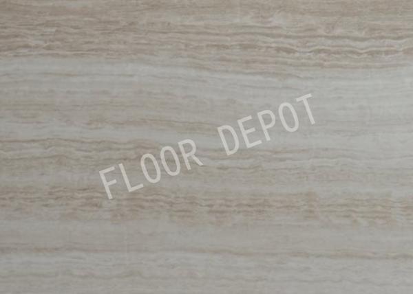 DIY PVC Commercial Vinyl Tile Stone Grain Crystal Surface Dry Back 1.5mm Thickness