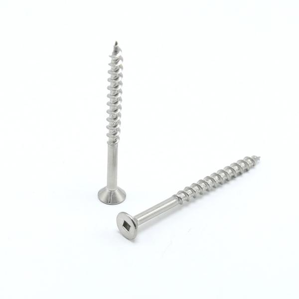 50mm Robertson Stainless Square Drive Deck Screws Hardwood SQ2 Type 17 316 SS