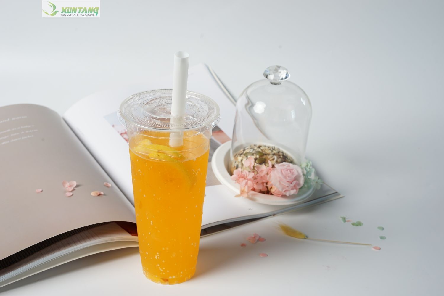 Ясно унция 90mm чашек 24 PLA 100% Compostable устранимое